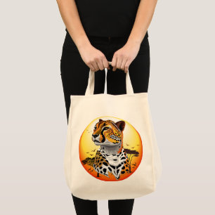 Bolsa Tote Cheetah African Feline Wild Animal