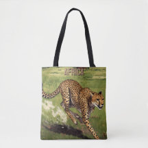 Cheetah Cênico Retro África