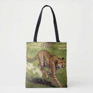 Bolsa Tote Cheetah Cênico Retro África