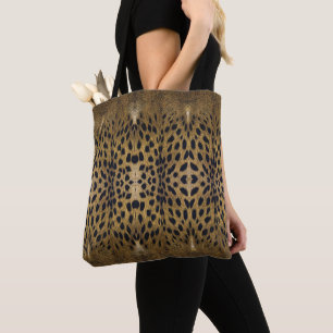 Bolsa Tote Cheetah Impressão Pattern