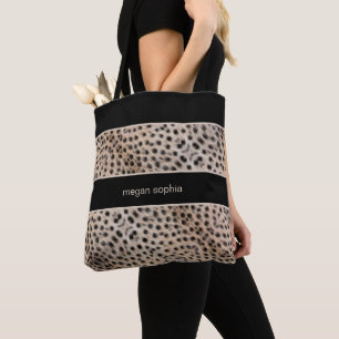 Bolsa Tote Cheetah Impressão Personalize