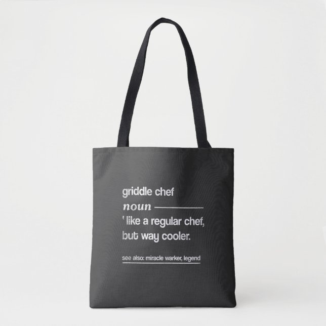 Bolsa Tote Chef De Grelha Como Regular, Mas Muito Mais Frio (Frente)