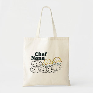 Bolsa Tote Chef Nana com Saco de Tote de Cookies e Muffins