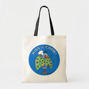 Bolsa Tote Chef Peacock, beije o cozinheiro!