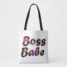 Bolsa Tote Chefe Babe em Black Floral