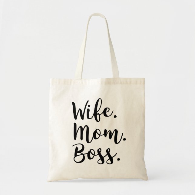 Bolsa Tote chefe da mamã da esposa (Frente)