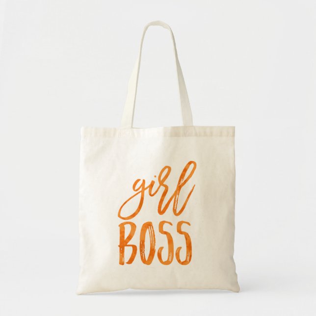 Bolsa Tote Chefe Garota | Laranja (Frente)