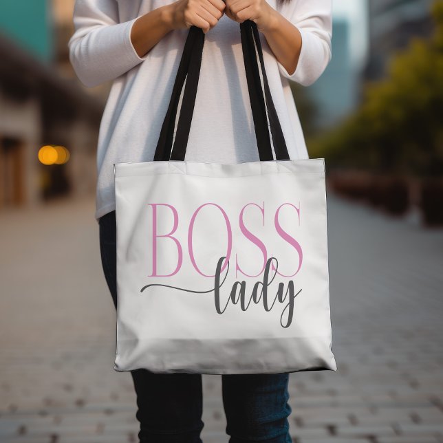 Bolsa Tote Chefe Lady Pink e Cinza Mousepad (Criador carregado)