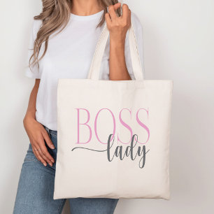 Bolsa Tote Chefe Lady Pink e Cinza Natural