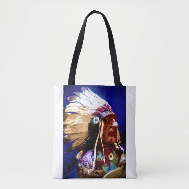 Bolsa Tote Chefe Omaha Nativo Americano (Frente)
