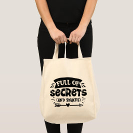 Bolsa Tote Cheio de Segredos e Lanches