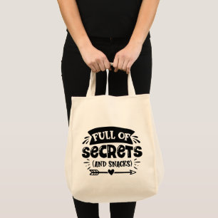 Bolsa Tote Cheio de Segredos e Lanches