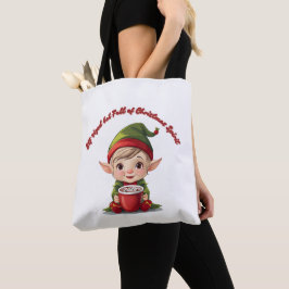 Bolsa Tote Cheio do Espírito de Natal, Presente Feriado Bonit