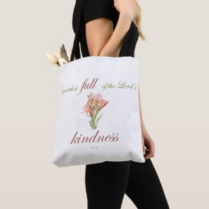 Bolsa Tote cheio psalm 33