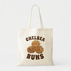 Bolsa Tote Chelsea Buns UK Currant Bun British Comida Baking