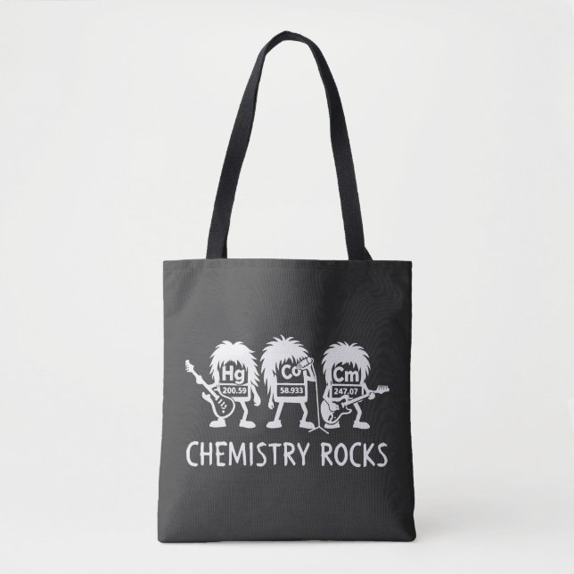 Bolsa Tote Chemistry Rocks Science Rock Band (Frente)