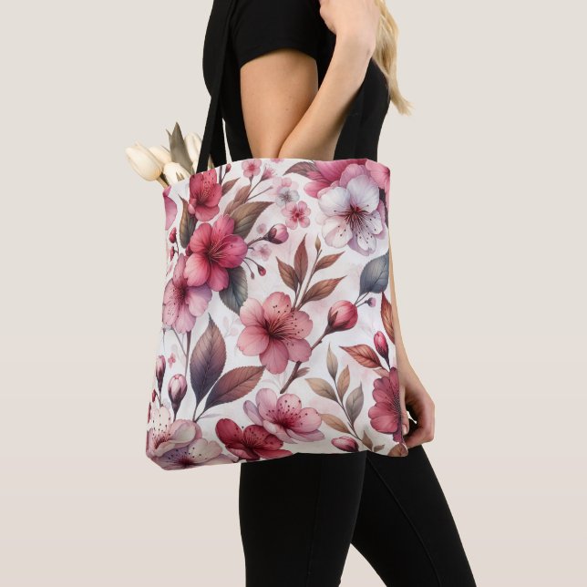 Bolsa Tote Cherry Blossom (Close Up)