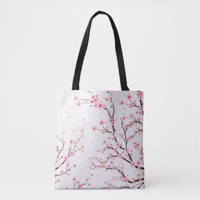Bolsa Tote Cherry Blossom Beauty (Frente)