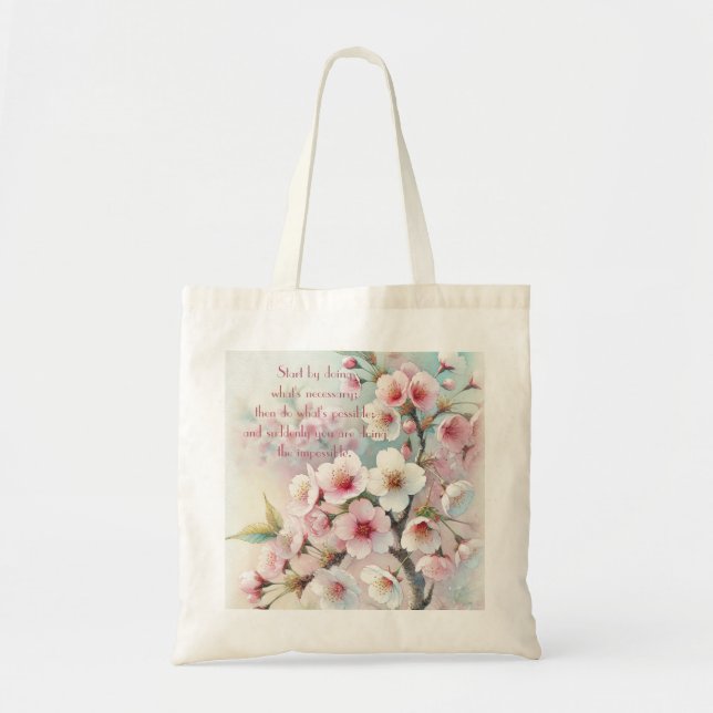 Bolsa Tote Cherry Blossom & Cote (Frente)