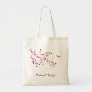 Bolsa Tote Cherry Blossom Pink Personalizado