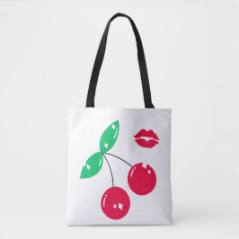 Bolsa Tote cherry kiss brillo
