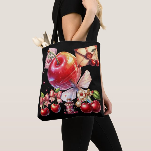 Bolsa Tote Cherry Pop (Close Up)