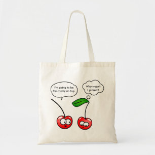 Bolsa Tote Cherry Puns