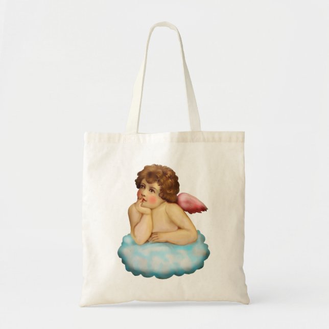 Bolsa Tote cherub anjo antigo (Frente)