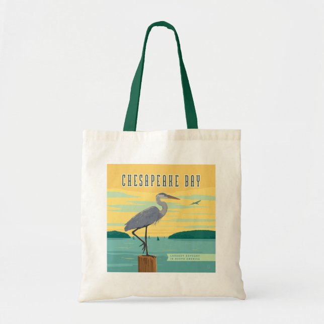 Bolsa Tote Chesapeake Bay Largest Estuary In North America (Frente)