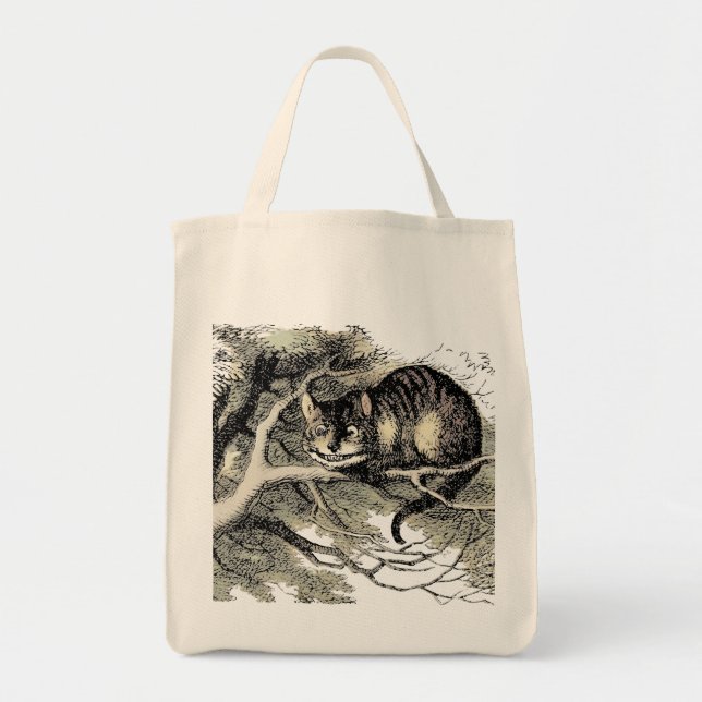 Bolsa Tote Cheshire Cat Alice Wonderland Classic (Frente)