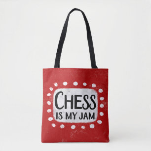 Bolsa Tote Chess É Meu Saco De Brinquedo