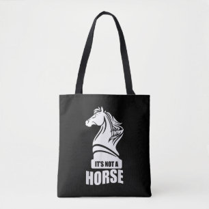 Bolsa Tote Chess Engraçado Não É Um Jogador De Peça Caval