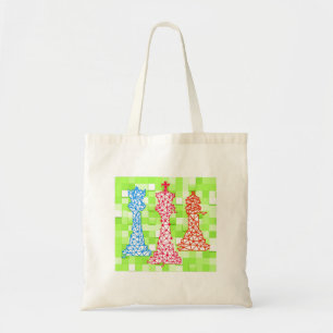 Bolsa Tote Chess Lover Rainha King Bishop Chess