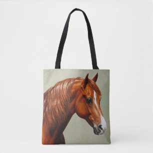 Bolsa Tote Chestnut Morgan Horse