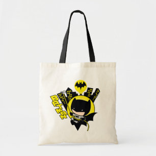 Bolsa Tote Chibi Batman Escalando A Cidade