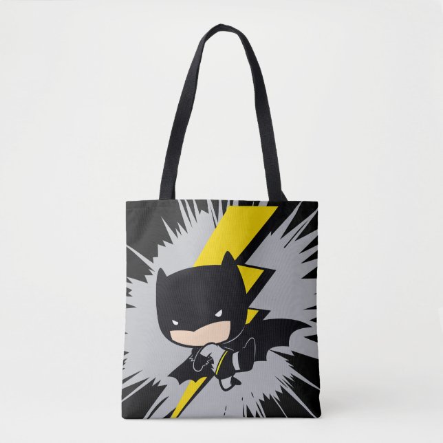 Bolsa Tote Chibi Batman Lightning Kick (Frente)
