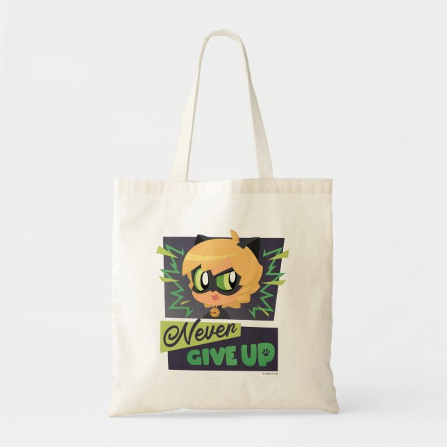 Bolsa Tote Chibi Cat Noir Nunca Desiste (Frente)