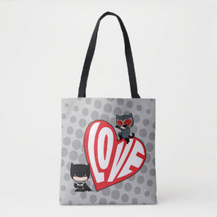 Bolsa Tote Chibi CatWomen Punt em Batman