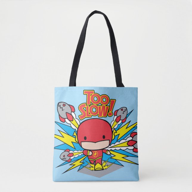 Bolsa Tote Chibi Flash - Foguetes Insurdos (Frente)