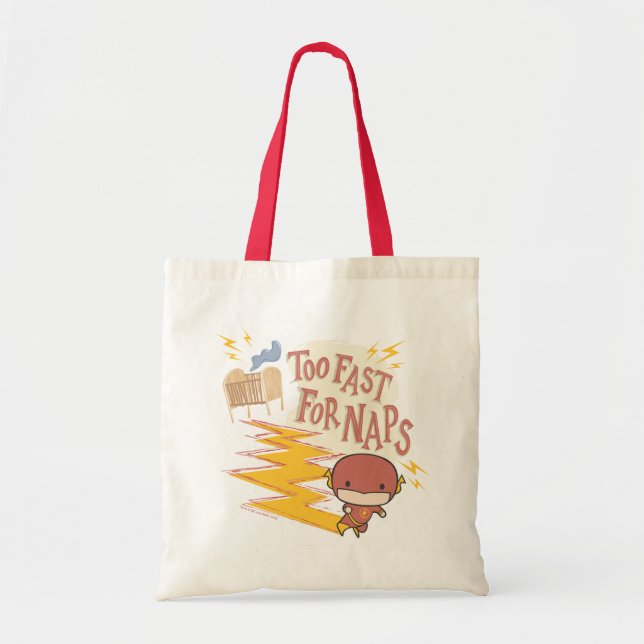 Bolsa Tote Chibi Flash | Rápido Demasiado Para Soneca (Frente)