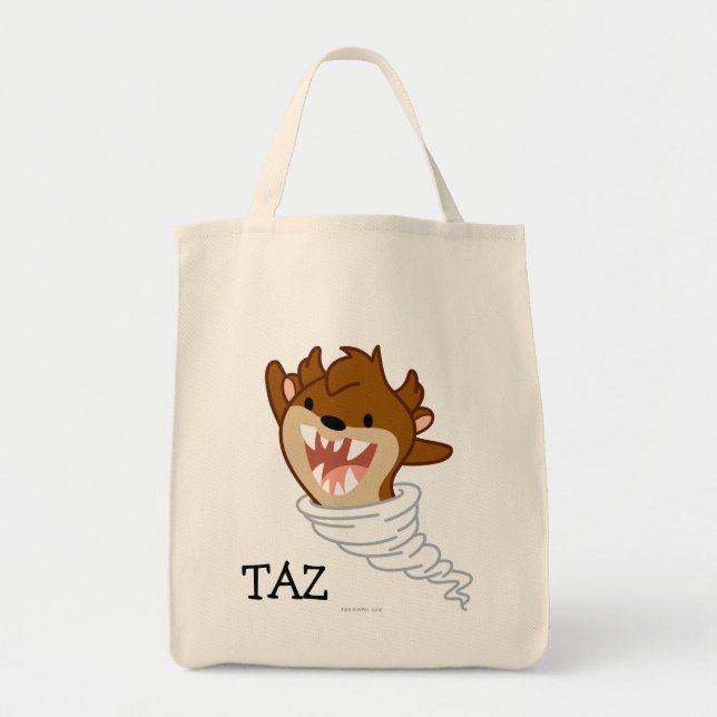 Bolsa Tote Chibi Tornado TAZ™ (Frente)