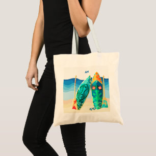 Bolsa Tote Chic de Texto e Nome Personalizado
