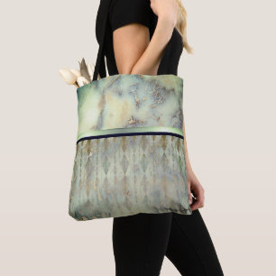 Bolsa Tote Chic Mcil Marble Verde Harlequin