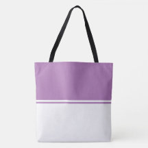 Chic Refinado Lavanda Roxo Branco Bloco de Cor
