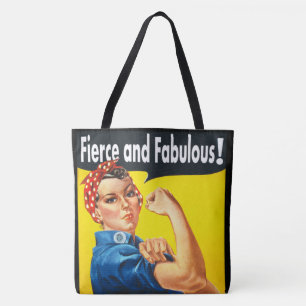 Bolsa Tote Chic Trendy Fierce e Fabulosa Rosie, o Ribeirão