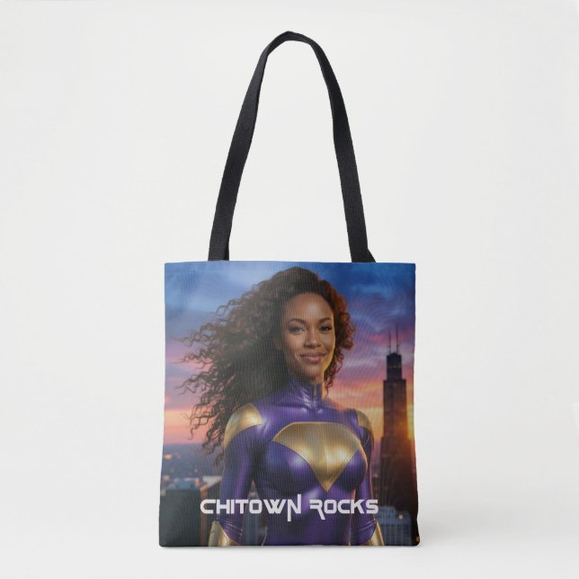 BOLSA TOTE CHICAGO - CHITOWN ROCKS (Frente)