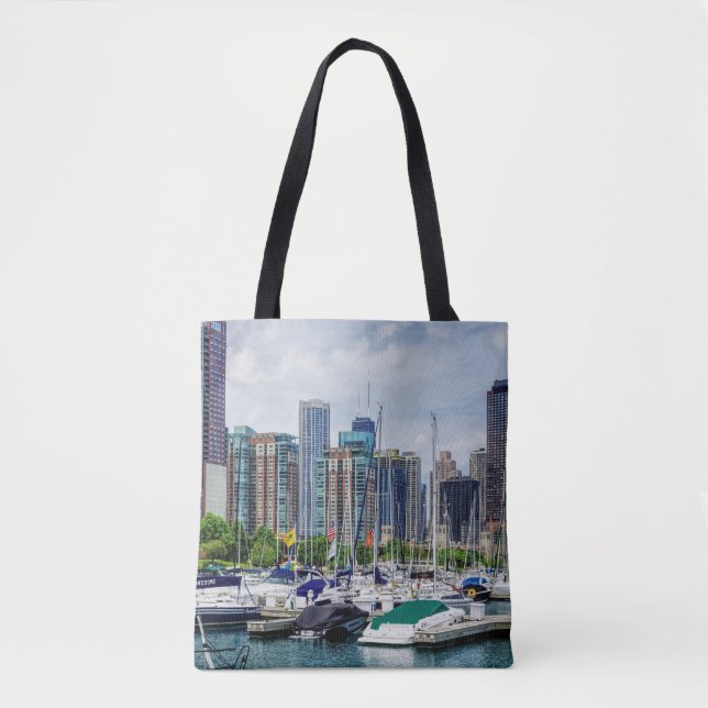 Bolsa Tote Chicago Harbor (Frente)