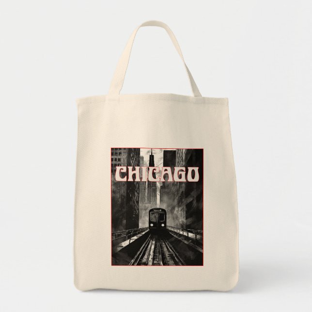 Bolsa Tote Chicago Illinois (Frente)