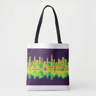 Bolsa Tote Chicago Illinois Skyline