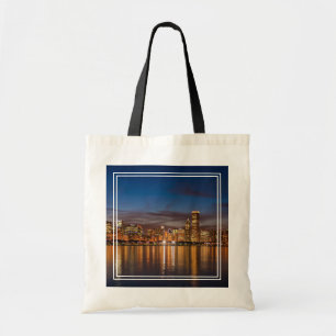 Bolsa Tote Chicago Skyline À Noite